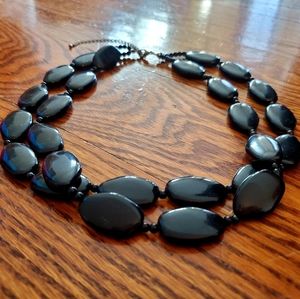 💰Free w purchase - Black beaded necklace
